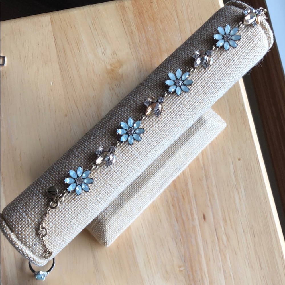 Blue and amber Bracelet